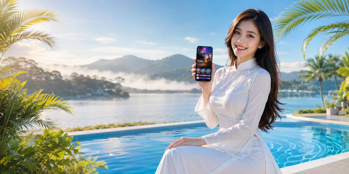 Người dùng Đà Lạt trong trang phục áo dài tham gia cá cược esports trực tuyến